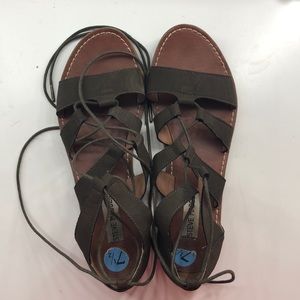 Army Green Steven Madden Sandals